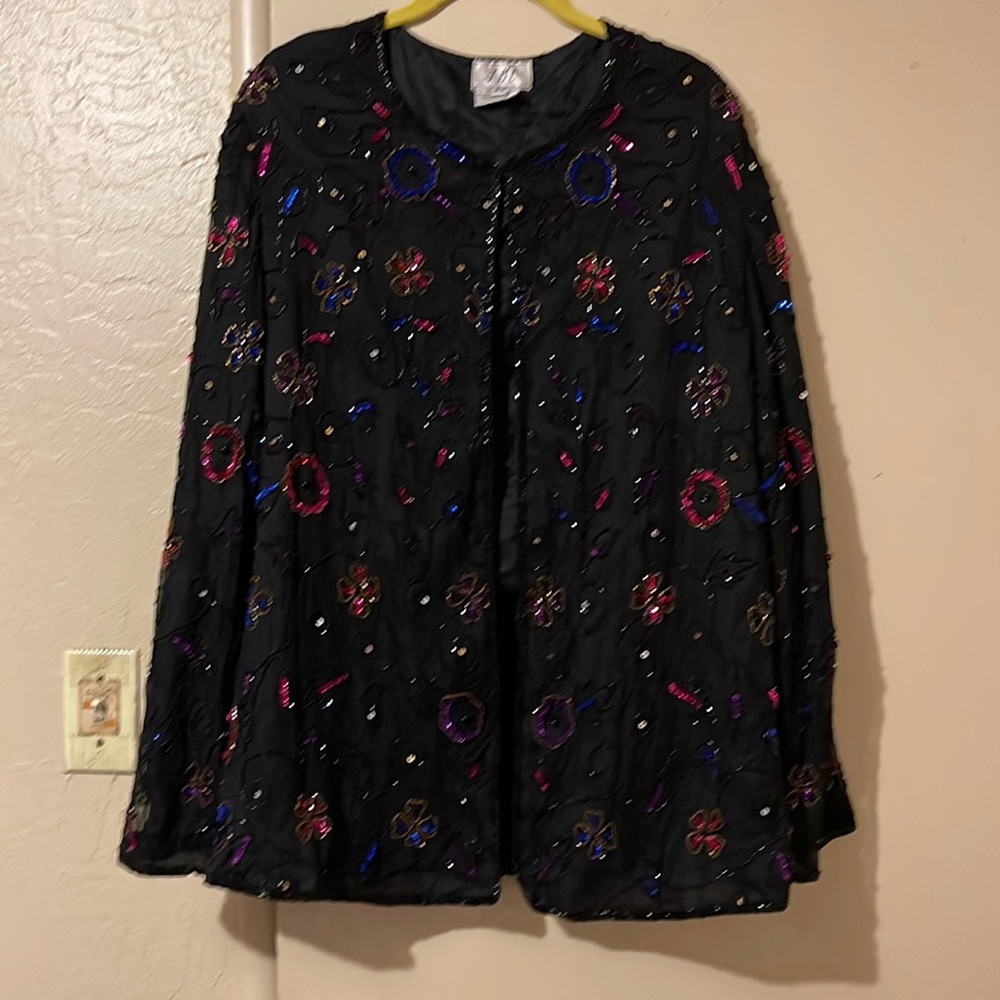 Sequin beaded jacket